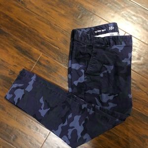 GAP Blue Camo Khaki Pants